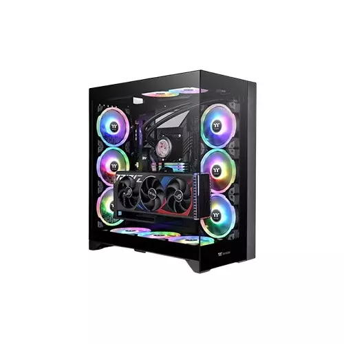 Thermaltake CTE E660 MX Mid Tower RGB Desktop Case (Black) - 1