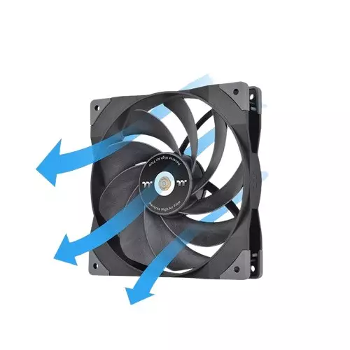 Thermaltake SWAFAN GT14 PC Single Fan Pack TT Premium Edition Black Cooling Fan - 1