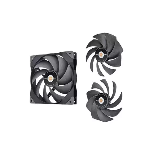Thermaltake SWAFAN GT14 PC Single Fan Pack TT Premium Edition Black Cooling Fan - 2