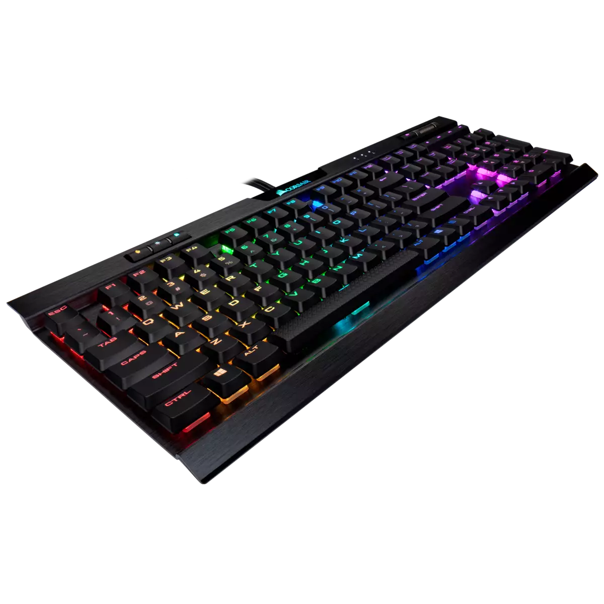 Corsair K70 RGB MK.2 CHERRY MX Red Switch Mechanical Gaming Keyboard - 1
