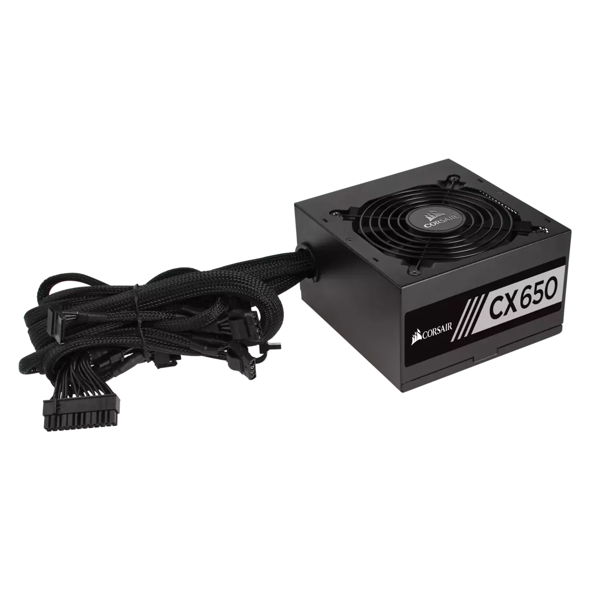 Corsair CX650 650 Watt 80 PLUS Bronze Certified Non Modular ATX power supply-1