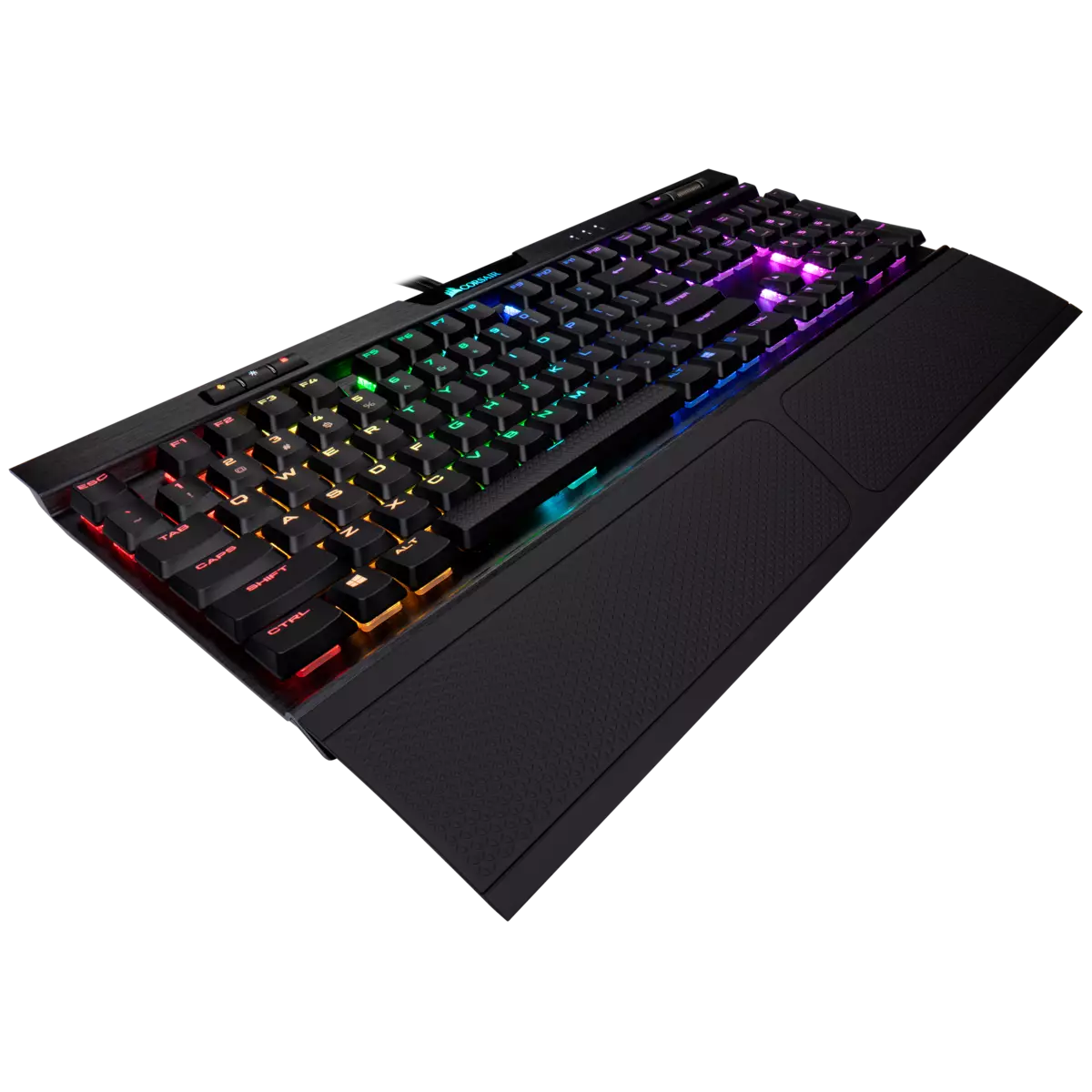 Corsair K70 RGB MK.2 Low Profile RAPIDFIRE Mechanical Gaming Keyboard CHERRY MX Low Profile Speed-1
