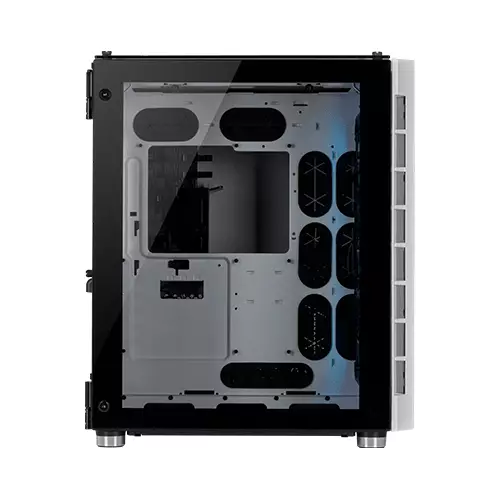 Corsair Crystal Series 680X RGB ATX High Airflow Tempered Glass Smart Case (White) - 1