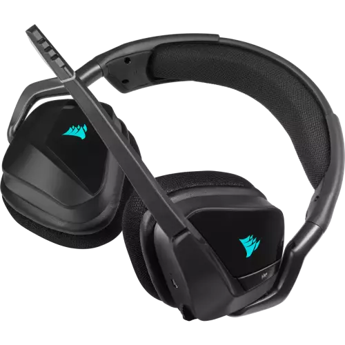 Corsair VOID RGB Elite Wireless Premium 7.1 Surround Sound Gaming Headset (Carbon) - 4