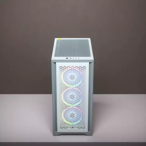Corsair 4000D Airflow Mid Tower Case (White)-gallery-1
