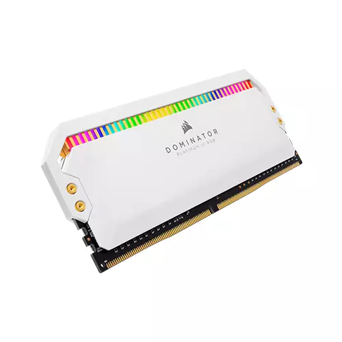 Corsair Dominator Platinum RGB 8GB 3200MHz DDR4 RAM (White) - 1