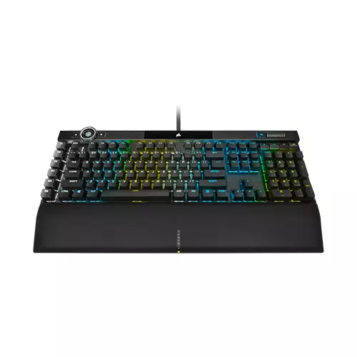 CORSAIR K100 RGB Optical-Mechanical OPX Switch Gaming Keyboard (Black) - 1