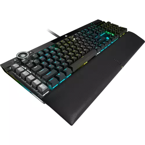 CORSAIR K100 RGB Mechanical CHERRY MX Speed Gaming Keyboard (Black) - 2