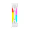 Corsair iCUE QL120 RGB 120mm PWM White Triple Case Fan with Lighting Node Core-3