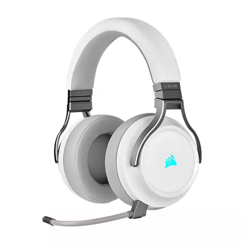 Corsair VIRTUOSO RGB WIRELESS High-Fidelity Gaming Headset (White)