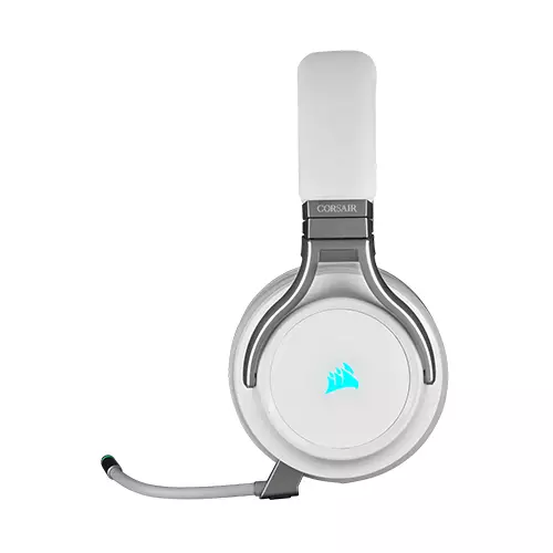 Corsair VIRTUOSO RGB WIRELESS High-Fidelity Gaming Headset (White) - 2