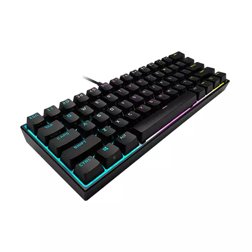 Corsair K65 RGB MINI 60% CHERRY MX SPEED Mechanical Gaming Keyboard ​(Black) - 2