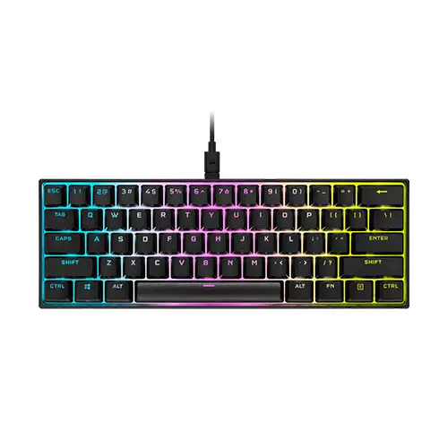 Corsair K65 RGB MINI 60% CHERRY MX SPEED Mechanical Gaming Keyboard ​(Black)