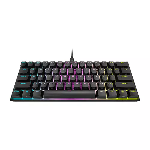 Corsair K65 RGB MINI 60% CHERRY MX SPEED Mechanical Gaming Keyboard ​(Black)-gallery-1