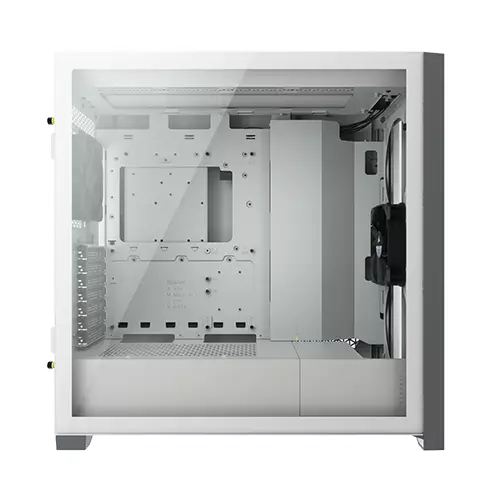 CORSAIR 5000D Tempered Glass Mid-Tower ATX Case (White)-gallery-1