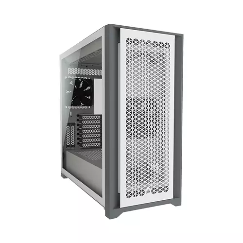 CORSAIR 5000D Airflow Tempered Glass Mid-Tower ATX Case (White)
