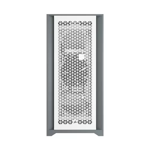 CORSAIR 5000D Airflow Tempered Glass Mid-Tower ATX Case (White) - 2