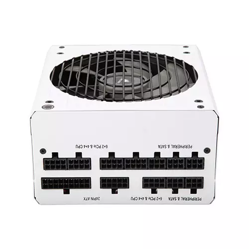 CORSAIR RMx White Series RM850x 850 Watt 80 PLUS Gold Certified Fully Modular Power Supply - 5