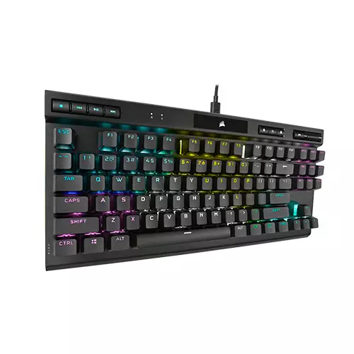 Corsair K70 RGB TKL Mechanical Gaming Keyboard with CHERRY MX Red Switches-gallery-1