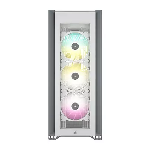Corsair iCUE 7000X RGB Tempered Glass Full-Tower ATX Case (White)-1