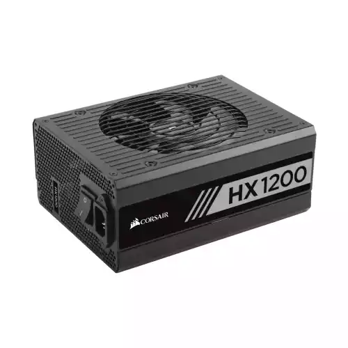 CORSAIR HX Series HX1200 1200Watt 80 PLUS PLATINUM Certified Fully Modular POWER SUPPLY
