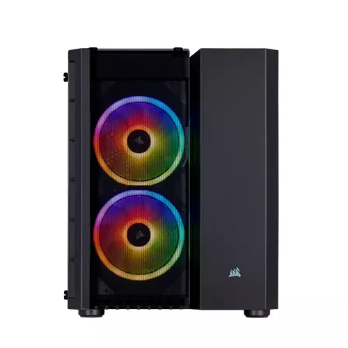 Corsair Crystal Series 280X RGB Tempered Glass Micro ATX Case (Black) - 1