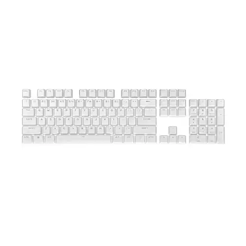 Corsair PBT Double-Shot Pro Keycap Mod Kit - Arctic White
