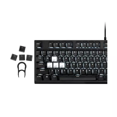 Corsair PBT Double-Shot Pro Keycap Mod Kit - Onyx Black - 2