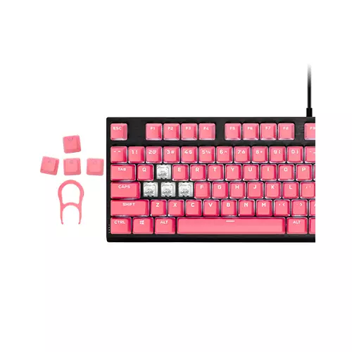 Corsair PBT Double-Shot Pro Keycap Mod Kit - Rogue Pink-2