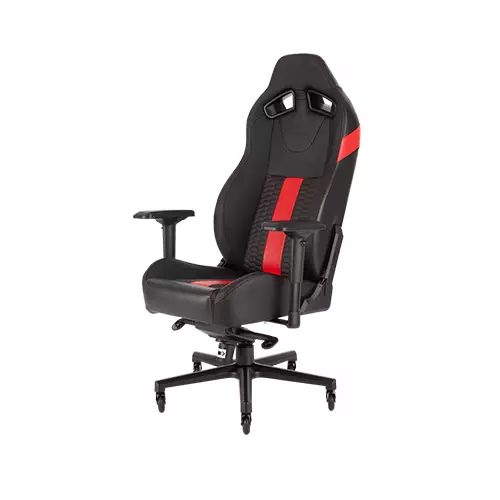 CORSAIR T2 ROAD WARRIOR GAMING CHAIR (BLACK-RED)-gallery-1