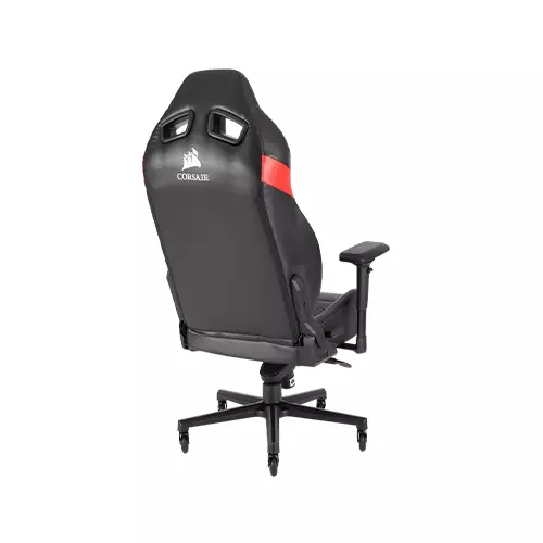 CORSAIR T2 ROAD WARRIOR GAMING CHAIR (BLACK-RED)-gallery-3