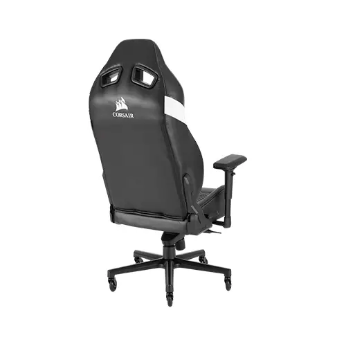 CORSAIR T2 ROAD WARRIOR GAMING CHAIR (BLACK-WHITE)-gallery-2