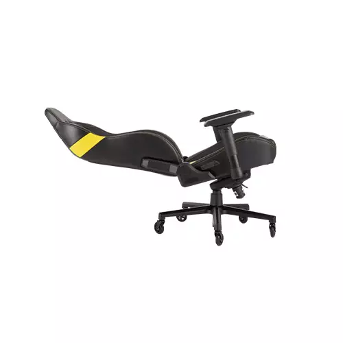CORSAIR T2 ROAD WARRIOR GAMING CHAIR (BLACK-Yellow)-gallery-3