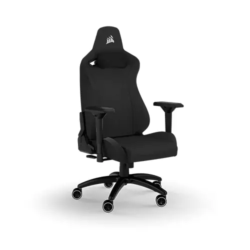CORSAIR TC200 Plush Leatherette GAMING CHAIR (BLACK)-gallery-1