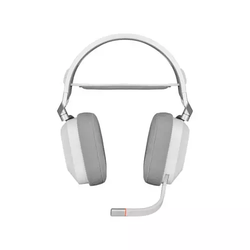 CORSAIR HS80 RGB WIRELESS SPATIAL AUDIO PREMIUM GAMING HEADSET (WHITE) - 1