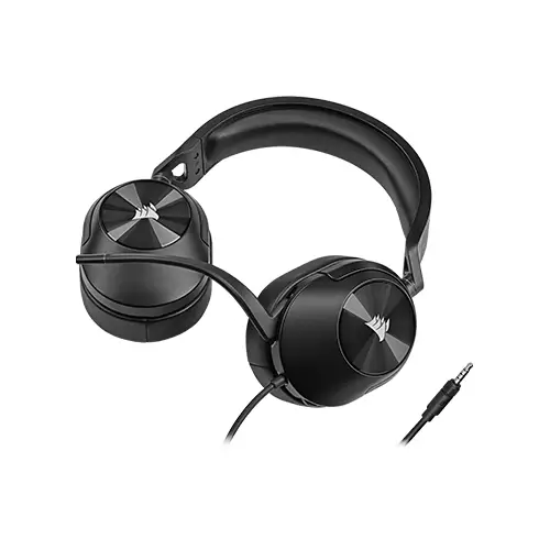 Corsair HS55 SURROUND Wired Gaming Headset - Carbon - 1