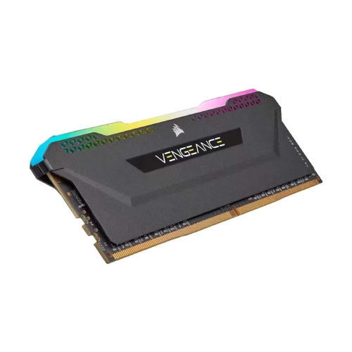 CORSAIR VENGEANCE RGB PRO SL 8GB DDR4 DRAM 3200MHz C16 RAM KIT (BLACK) - 2