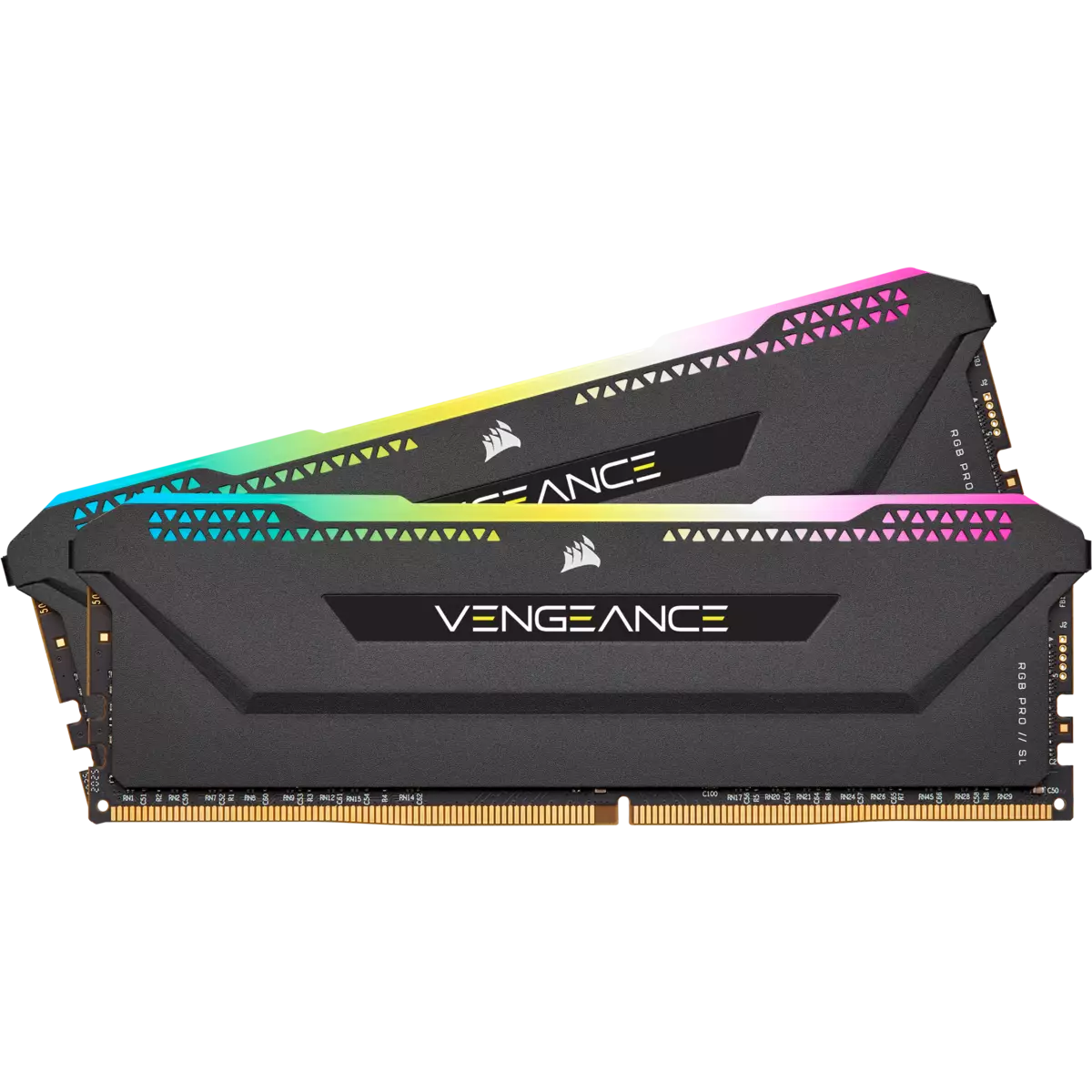 CORSAIR VENGEANCE RGB PRO SL 16GB (2x8GB) DDR4 DRAM 3200MHz C16 RAM KIT (BLACK)