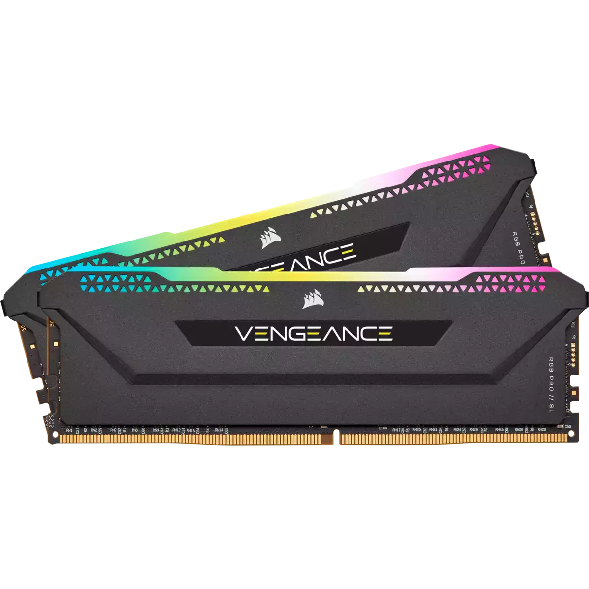 CORSAIR VENGEANCE RGB PRO SL 16GB (2x8GB) DDR4 DRAM 3200MHz C16 RAM KIT (BLACK)