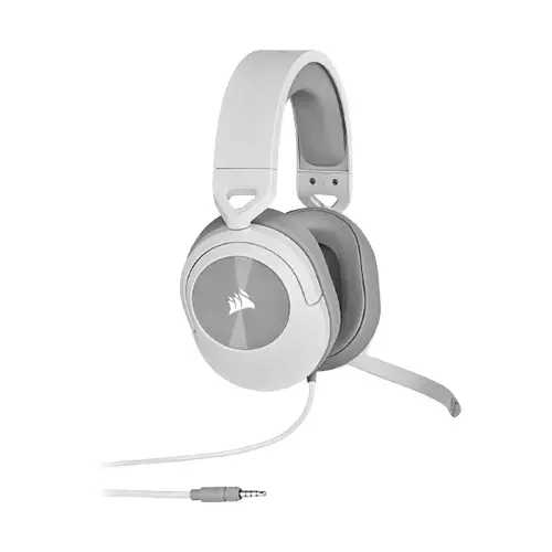 CORSAIR HS55 STEREO WIRED GAMING HEADSET (WHITE)