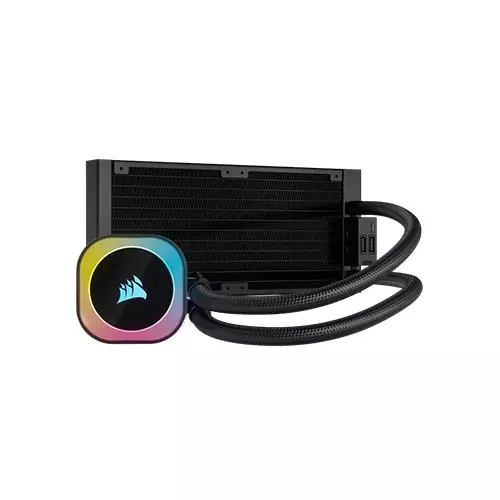 CORSAIR ICUE LINK H100I RGB LIQUID CPU COOLER-gallery-2