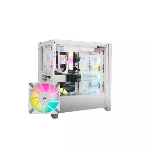 CORSAIR ICUE 4000D RGB AIRFLOW MID-TOWER CASE - 1