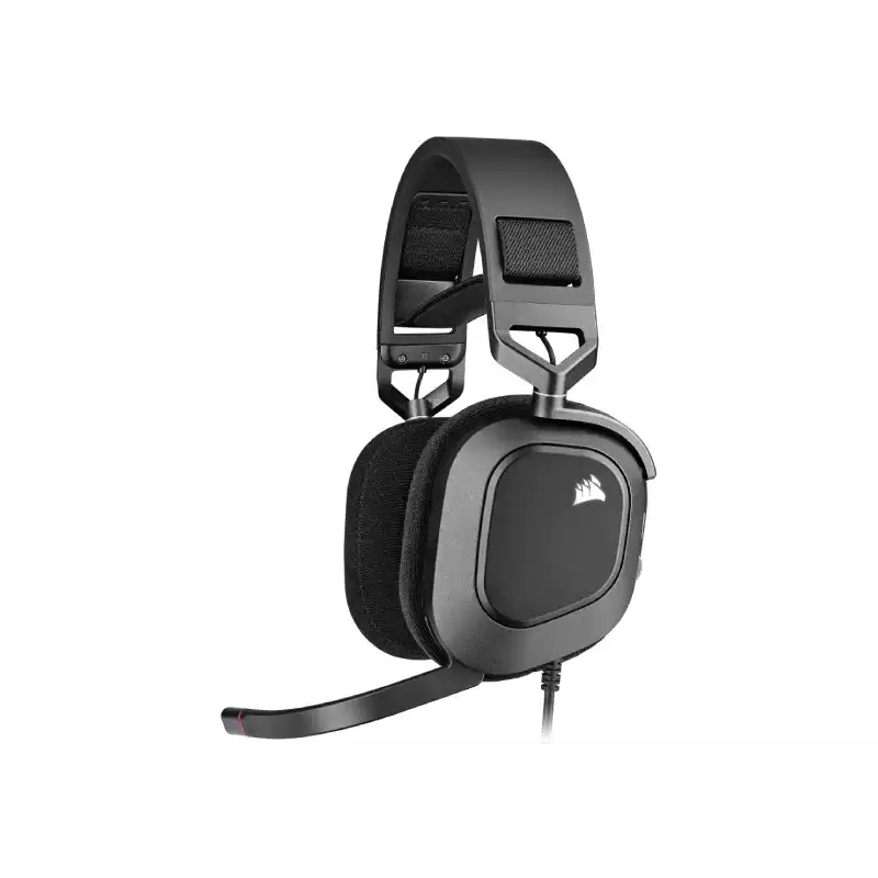 CORSAIR HS80 RGB USB WIRED CARBON GAMING HEADSET (BLACK)