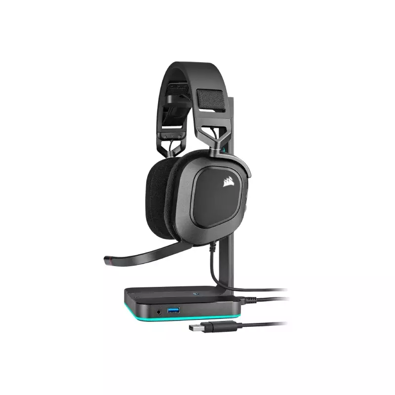 CORSAIR HS80 RGB USB WIRED CARBON GAMING HEADSET (BLACK)-gallery-3