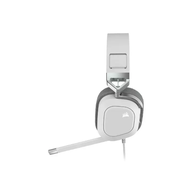 CORSAIR HS80 RGB USB WIRED GAMING HEADSET (WHITE) - 1