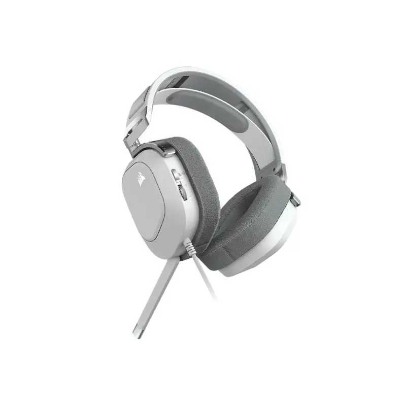 CORSAIR HS80 RGB USB WIRED GAMING HEADSET (WHITE) - 2