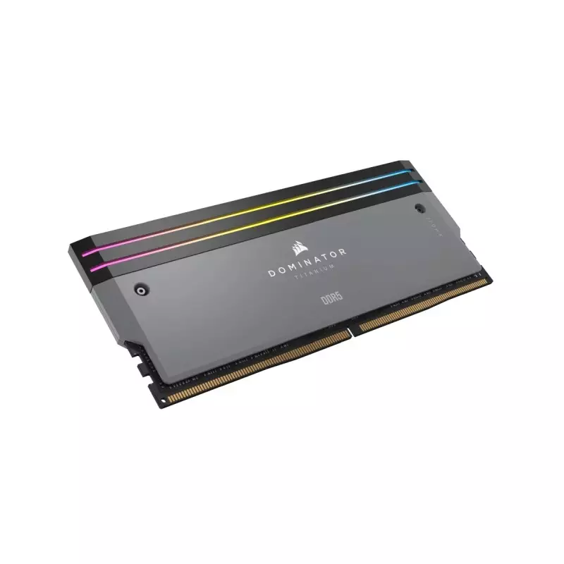 CORSAIR DOMINATOR TITANIUM RGB 32GB (2X16GB) DDR5 DRAM 6000MHZ CL30 AMD XMP DESKTOP RAM (GREY) - 2