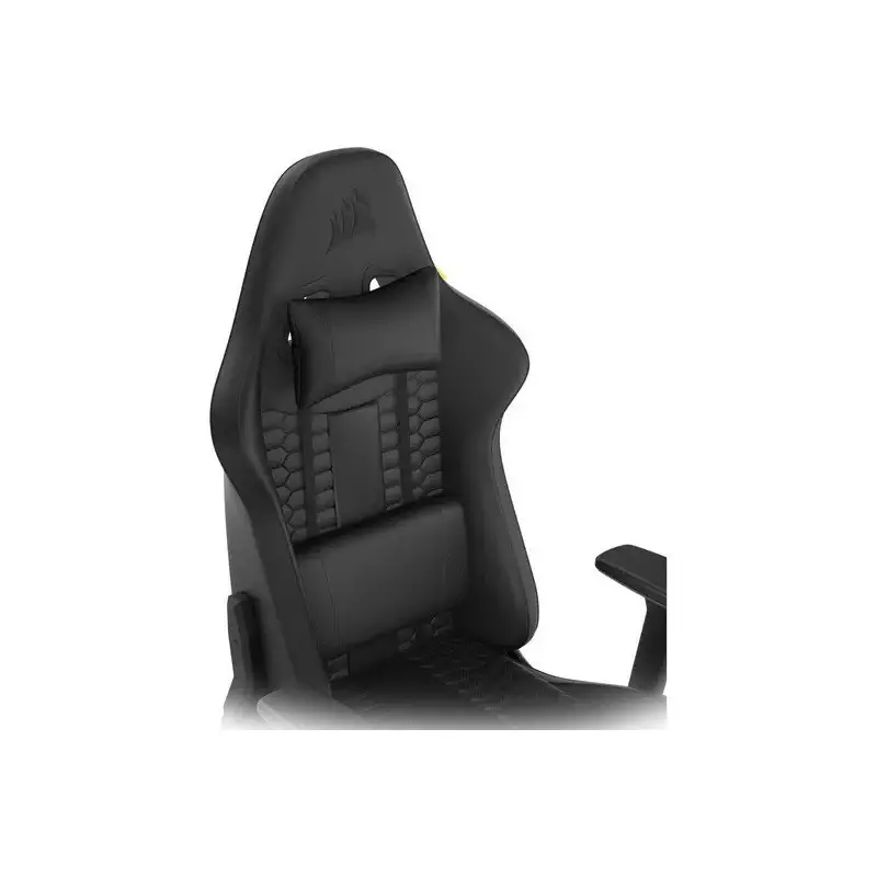 CORSAIR TC100 RELAXED Leatherette Black Gaming Chair-gallery-1