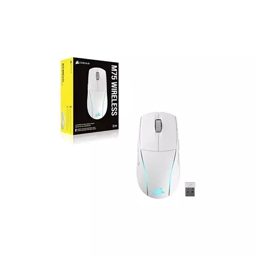 Corsair M75 RGB FPS And Ultra-Lightweight Gaming Mouse (White) - 1