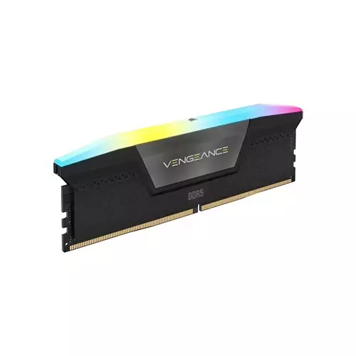 Corsair VENGEANCE RGB 16GB DDR5 6000MHz CL-36 Desktop RAM (Black)  - 1